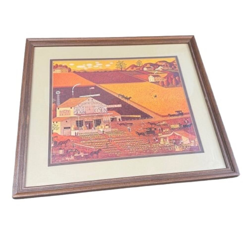 Vintage "Plunkerton's Country Produce" Wall Art